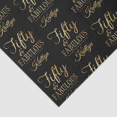 Elegant Fifty and Fabulous! 50th Birthday Party 薄葉紙 (詳細)