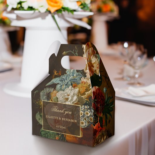 Elegant Fine Art Floral Still Life Wedding フェイバーボックス