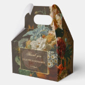 Elegant Fine Art Floral Still Life Wedding フェイバーボックス (正面)