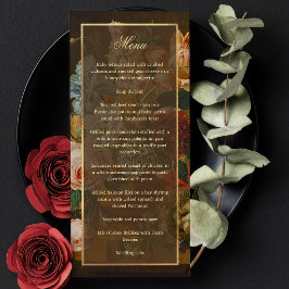 Elegant Fine Art Floral Still Life Wedding メニュー