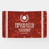Elegant Firefighter of the Year Red Marble 横断幕 (横)