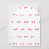 Elegant First Birthday Invitation. 招待状 (裏面)