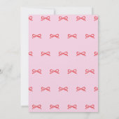 Elegant First Birthday Invitation. 招待状 (裏面)