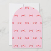 Elegant First Birthday Invitation. 招待状 (裏面)