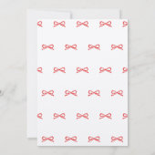 Elegant First Birthday Invitation. 招待状 (裏面)