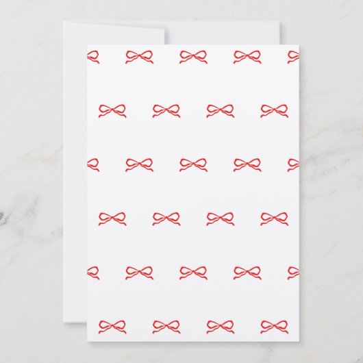 Elegant First Birthday Invitation. 招待状 (裏面)