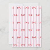 Elegant First Birthday Invitation. 招待状 (裏面)