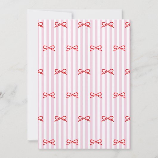 Elegant First Birthday Invitation. 招待状 (裏面)