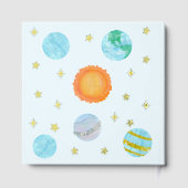 Elegant First Trip Around The Sun Boy's Birthday ゲストブック (裏面)