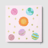 Elegant First Trip Around The Sun Girl's Birthday ゲストブック (裏面)