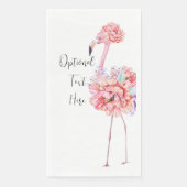 Elegant Flamingo Party Napkin (正面)