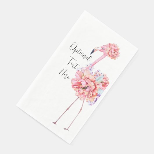 Elegant Flamingo Party Napkin (コーナー)