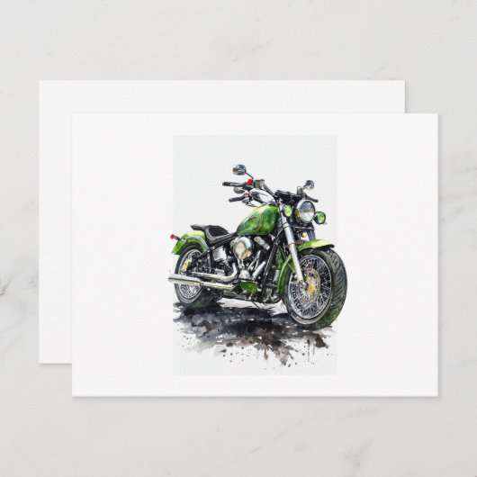 Elegant Flat Card – Personalized & Minimalist Des (正面/裏面)