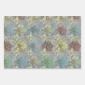 Elegant Flora Design Luxury Matte Gift  ラッピングペーパーシート (正面3)
