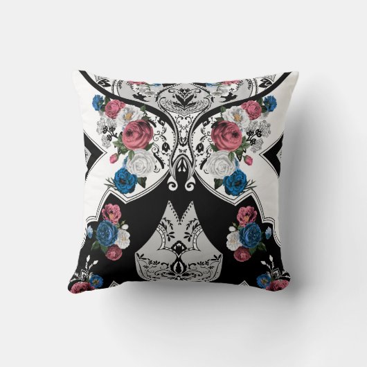 Elegant Floral クッション (裏面)