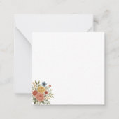 Elegant Floral  ノートカード (正面)