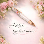 Elegant Floral “A Note to My Dear Mum” Card  カード