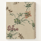 Elegant Floral Antique Pattern ノートブック (裏面)