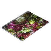 Elegant Floral Arrangement Botanical Notebook ノートブック (左側)