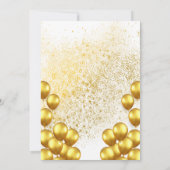 Elegant Floral Baby Shower 招待状 (裏面)