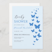 Elegant Floral Baby Shower Invitation Customizable 招待状 (正面/裏面)
