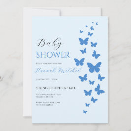 Elegant Floral Baby Shower Invitation Customizable 招待状