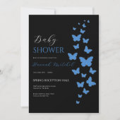 Elegant Floral Baby Shower Invitation Customizable 招待状 (正面)