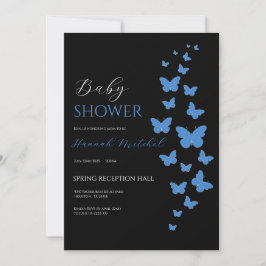 Elegant Floral Baby Shower Invitation Customizable 招待状