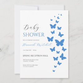 Elegant Floral Baby Shower Invitation Customizable 招待状