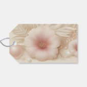 Elegant Floral Beauty Cosmetic Professional ギフトタグ (裏面横)