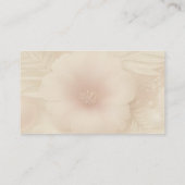 Elegant Floral Beauty Cosmetic Professional 名刺 (裏面)