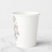 Elegant Floral Bloom Art | Modern Botanical Flower 紙コップ (左)