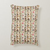 Elegant Floral Bookshelf  アクセントクッション (裏面(縦))