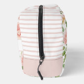 Elegant Floral Botanical Rose Pink Wedding Pouch ドップキット (右)