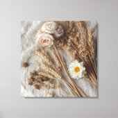 Elegant Floral Bouquet Wall Art キャンバスプリント (正面)