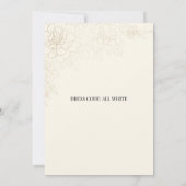 Elegant Floral Bridal Shower Invitation 招待状 (裏面)