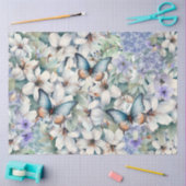 Elegant Floral Butterflies Decoupage  薄葉紙 (クラフト)