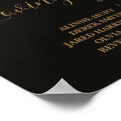 Elegant Floral Calla Stained Glass Effect in Mauve ポスター (角)