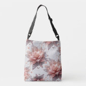 Elegant Floral Crossbody Bag – Hands Free Shoulder クロスボディバッグ (裏面)