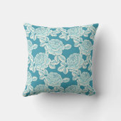 Elegant Floral Cushion with Vintage Charm クッション (裏面)