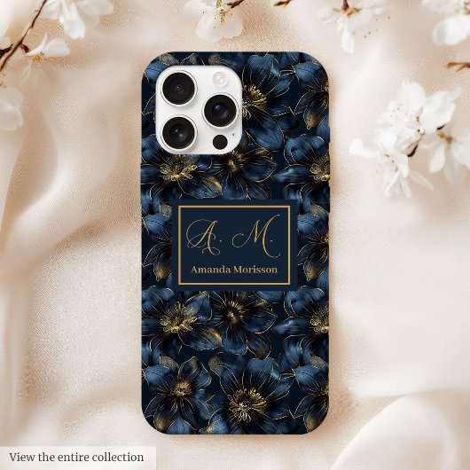 Elegant Floral Custom Name iPhone Sweet 16 Gift Case-Mate iPhoneケース