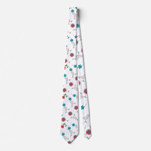 Elegant Floral Design ネクタイ (正面)