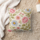 Elegant Floral Design | Botanical Flower Pattern クッション (ブランケット)