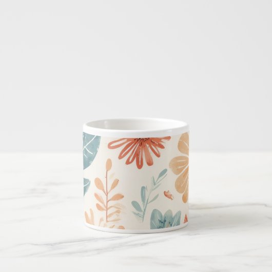 Elegant Floral Design Cup エスプレッソカップ (正面)