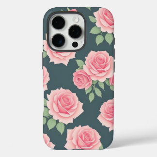Elegant Floral Design iPhone Case iPhone 16 Proケース
