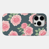 Elegant Floral Design iPhone Case Case-Mate iPhoneケース (裏面 (横))