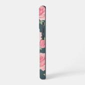 Elegant Floral Design iPhone Case iPhoneケース (左側面)