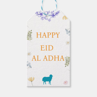 Elegant Floral Eid al-Adha ギフトタグ