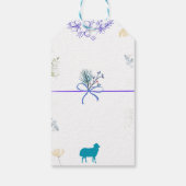 Elegant Floral Eid al-Adha ギフトタグ (裏面)