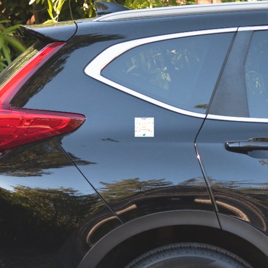 Elegant Floral Eid al-Adha  シール (車体後方)